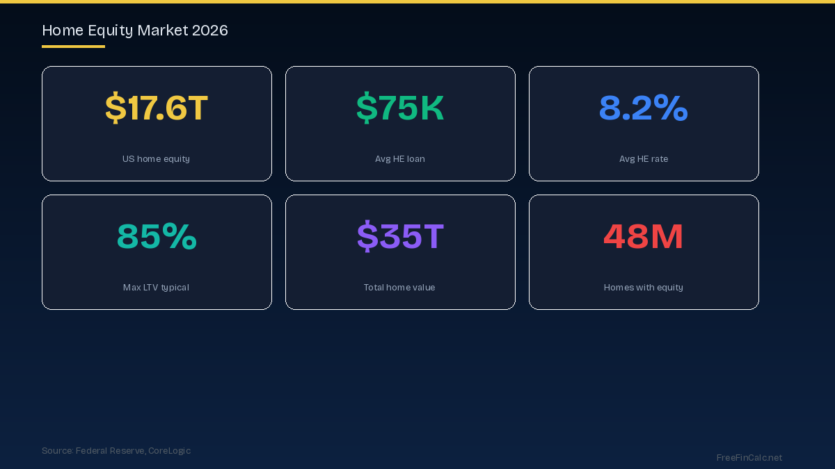 Home equity market statistics 2026