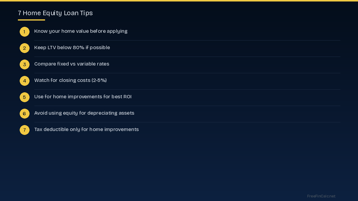 Tips for home equity borrowing