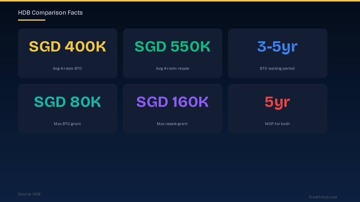 HDB comparison facts