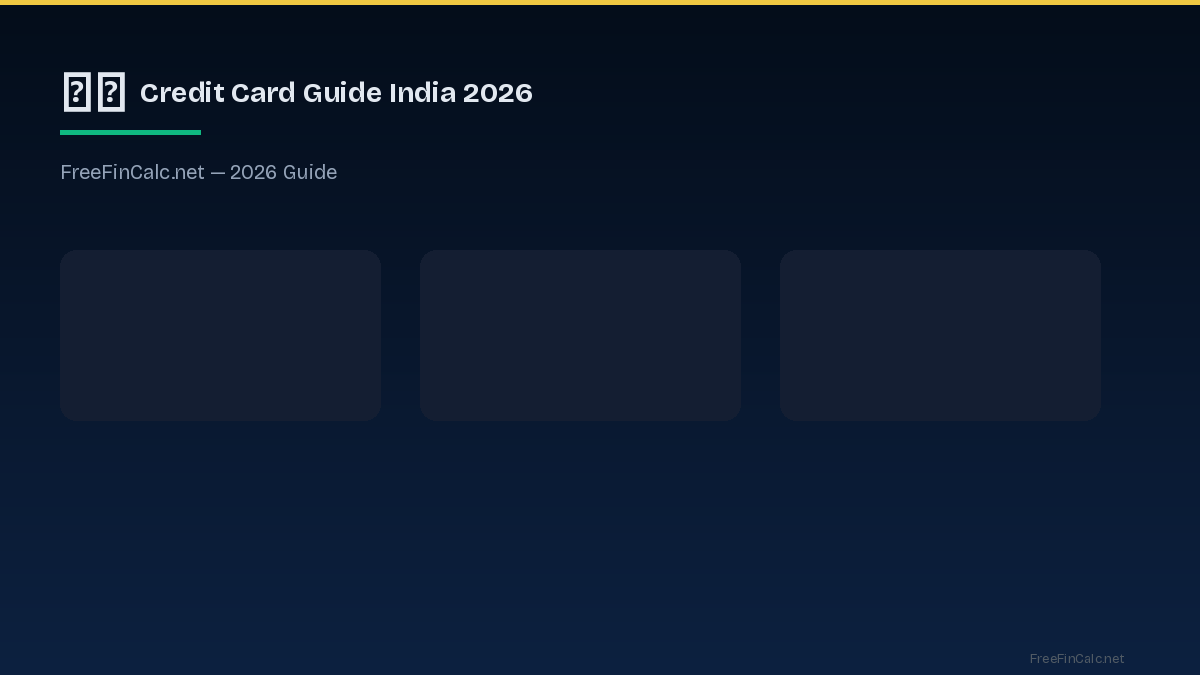 credit card guide india