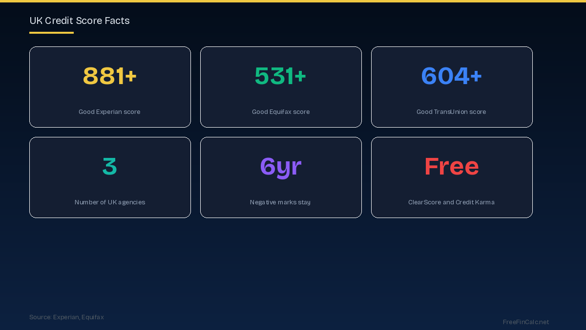 UK credit score facts