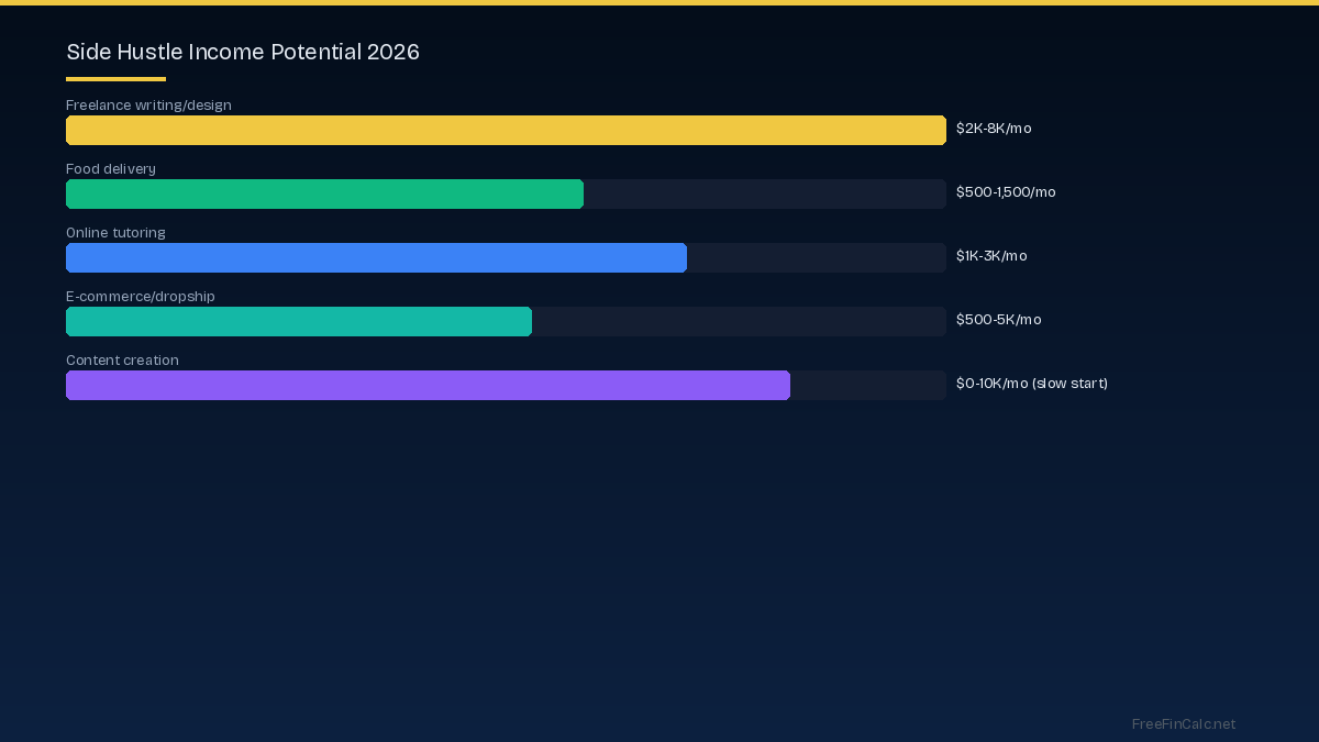side hustle income potential