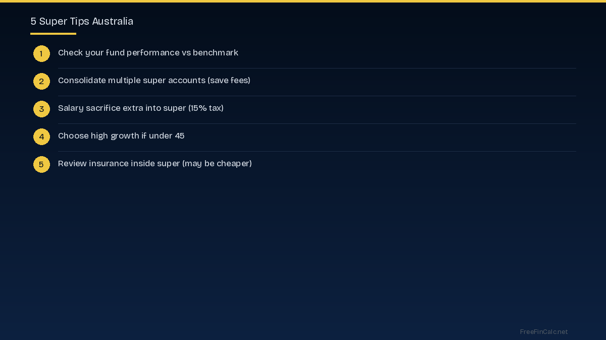 super tips Australia