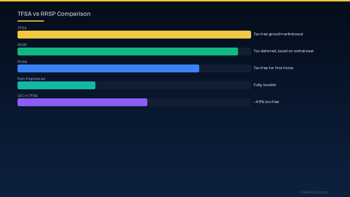 TFSA vs RRSP comparison